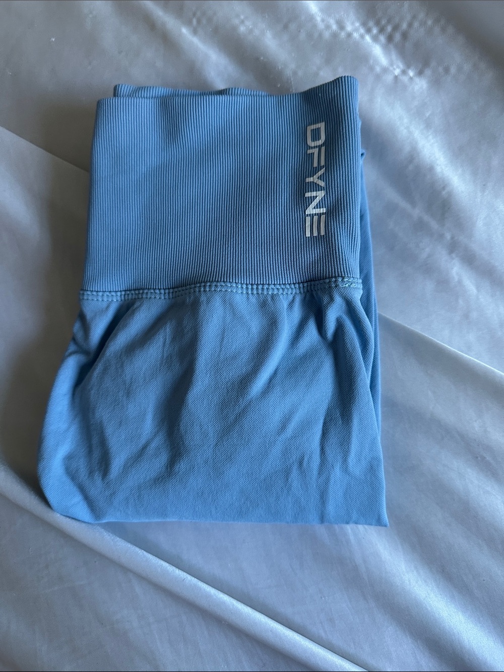 Women Light Blue Active Leggings